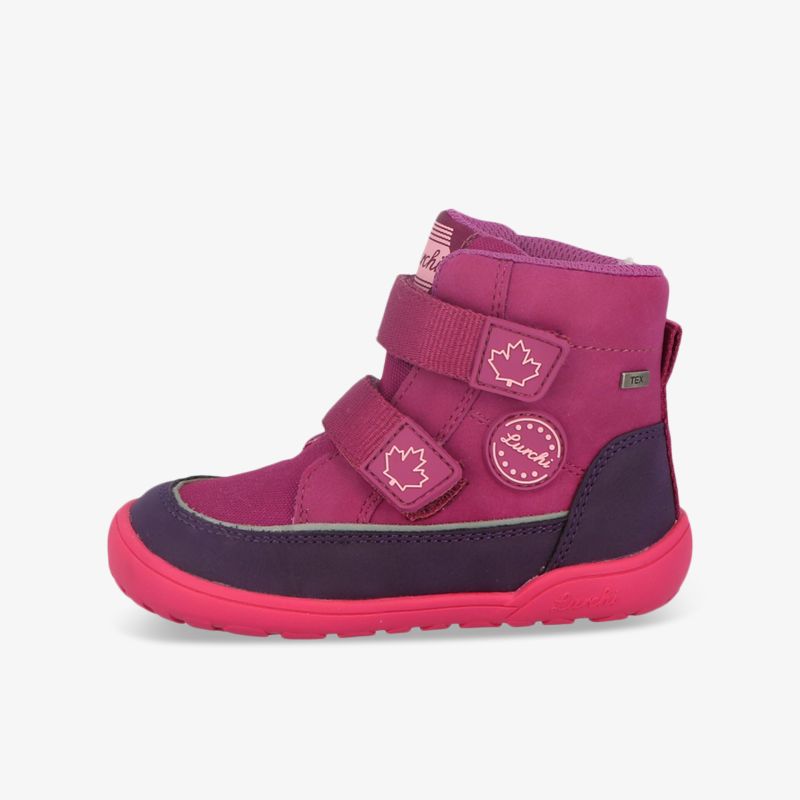 Robuster Winterstiefel mit Klettverschluss und warmer Fütterung, rutschfeste Sohle für sicheren Halt bei kaltem Wetter
