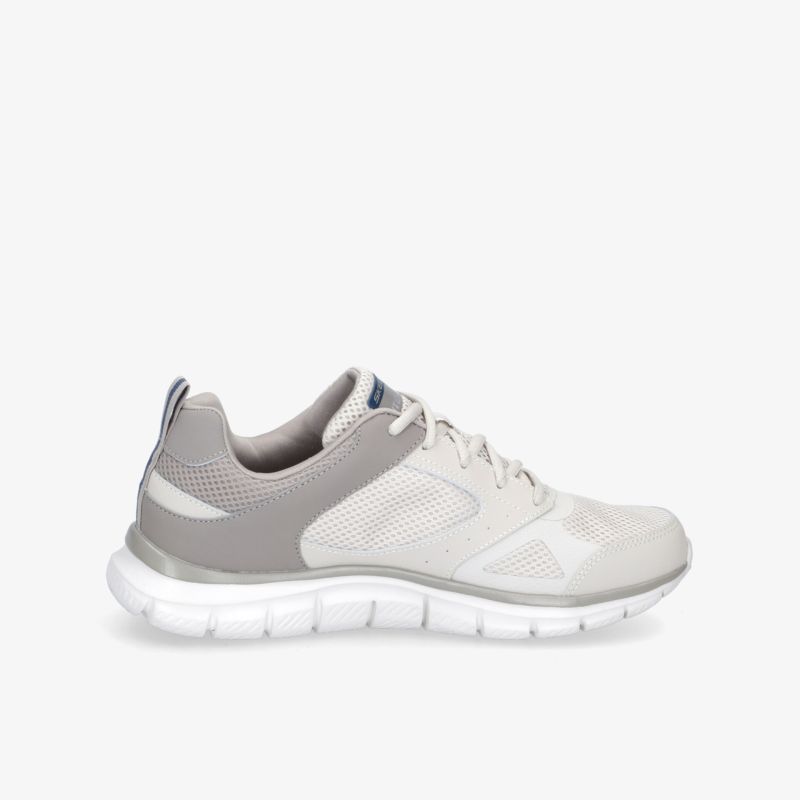 Leichter und flexibler Sneaker in Grau mit gepolsterter Sohle und atmungsaktivem Material für optimalen Komfort.