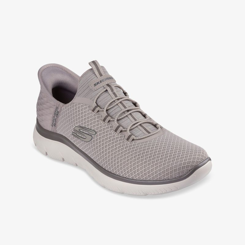 Leichter, atmungsaktiver und komfortabler Sportschuh in Grau mit flexibler, gedämpfter Sohle und moderner Optik