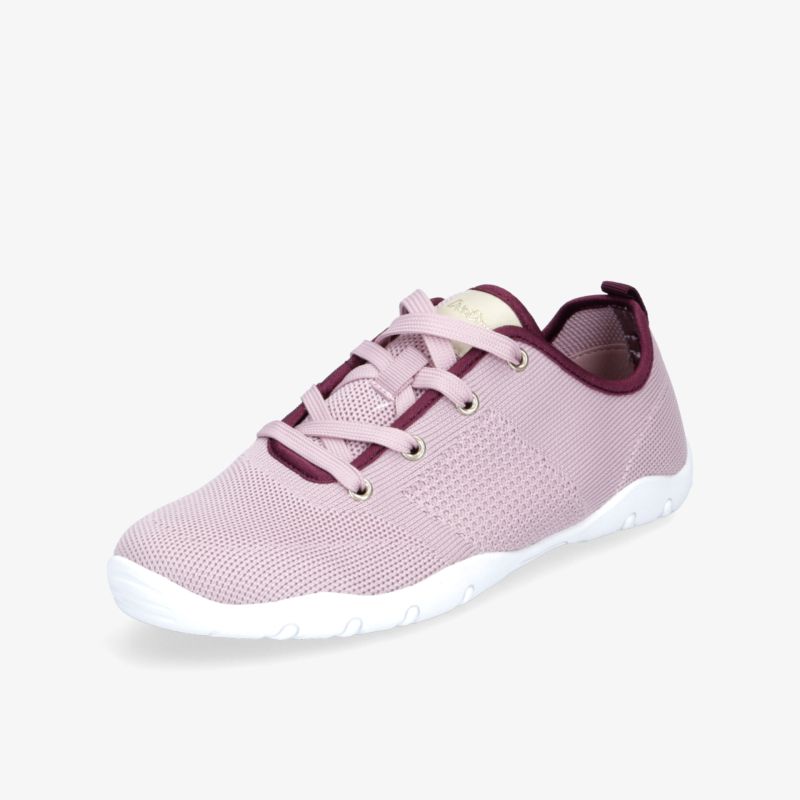 Leichter atmungsaktiver Sneaker mit flexibler Sohle und komfortabler Innensohle in zartem Rosa