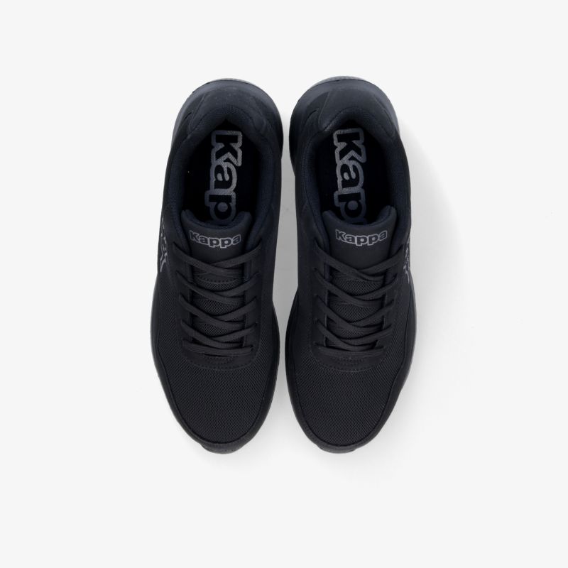 Elegante schwarze Sneaker mit Schnürsenkeln, komfortabel und stilvoll für jeden Anlass.