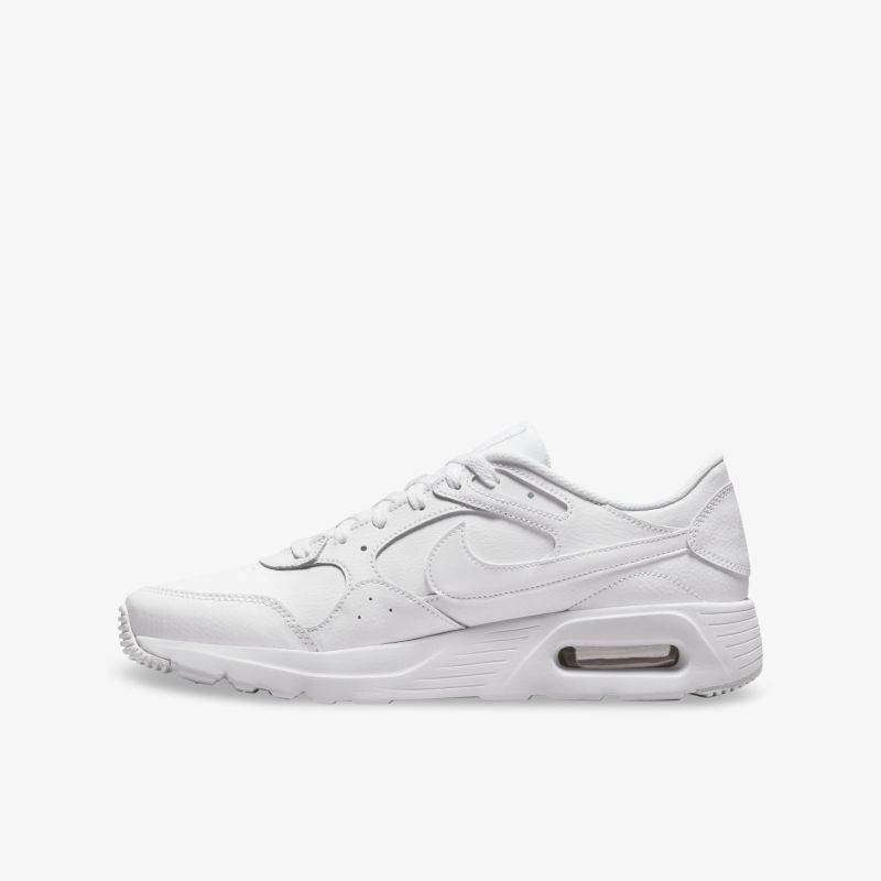 Modische weiße Turnschuhe mit Air-Dämpfung für optimalen Komfort und sportlichen Stil.