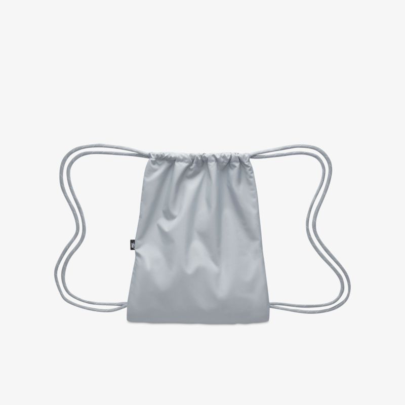 Leichter grauer Kordelzugbeutel, ideal für Alltag und Reisen, Kompakt und stilvoll mit robustem Design