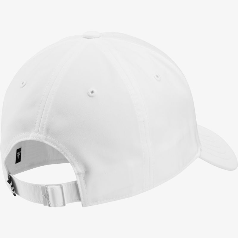 Weiße Basecap mit verstellbarem Verschluss, klassisches Design für vielseitigen Stil