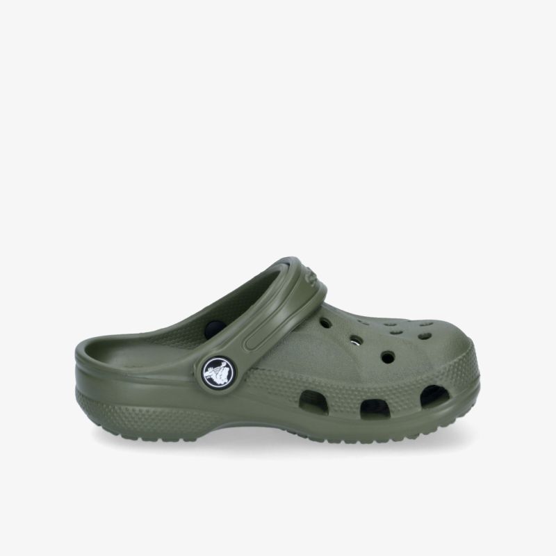 Robuster, bequemer grüner Krokodil-ähnlicher Schuh mit rutschfester Sohle und atmungsaktiven Löchern