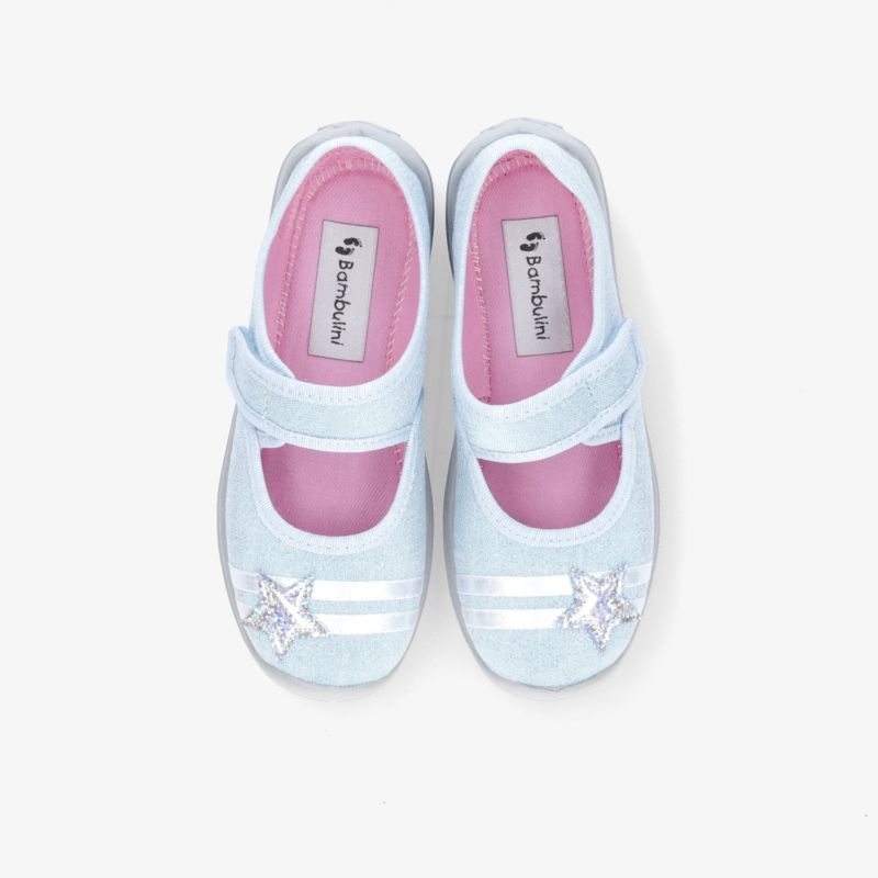 Charmant glitzernde, komfortable Schuhe in ansprechendem Design mit Klettverschluss, ideal für stilvolle Auftritte.