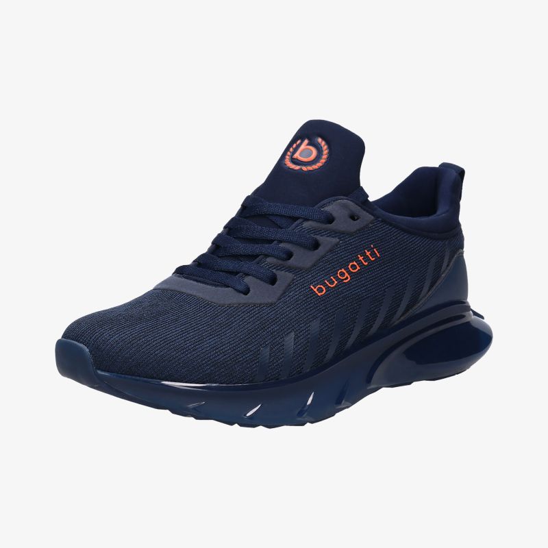 Moderner, leichter Sneaker in dunklem Blau mit atmungsaktivem Obermaterial und komfortabler Sohle.