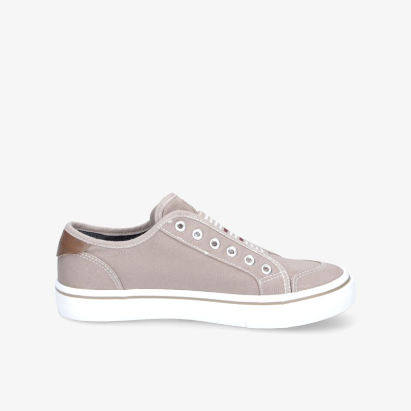 Leichter Sneaker in Grau mit weißer Sohle und stabiler Verarbeitung, ideal für den Alltag und Komfort