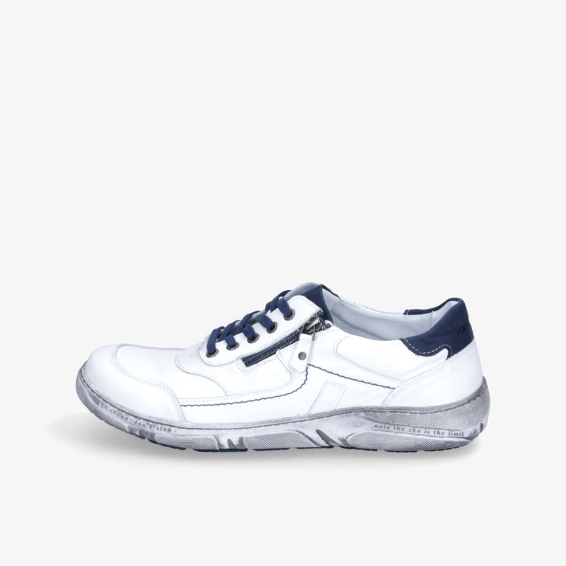 Moderner weißer Sneaker mit robustem Material und bequemer Polsterung für optimalen Tragekomfort und sportliches Design