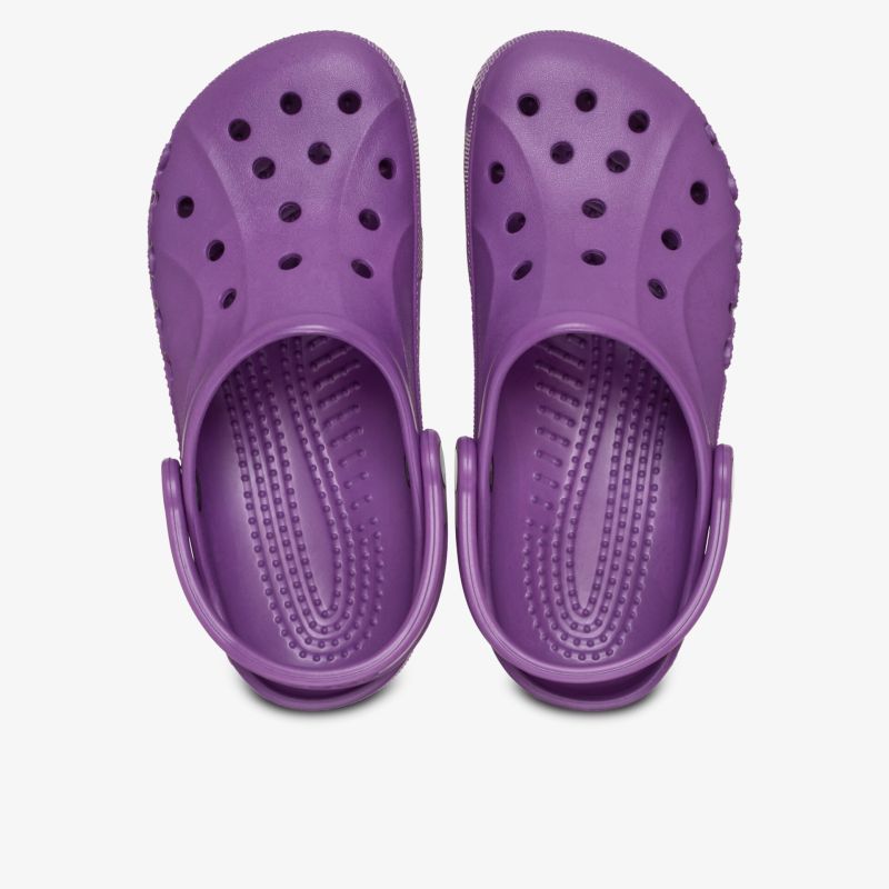 Leichte violette Clogs mit gepolstertem Fußbett und atmungsaktiven Löchern für optimalen Tragekomfort
