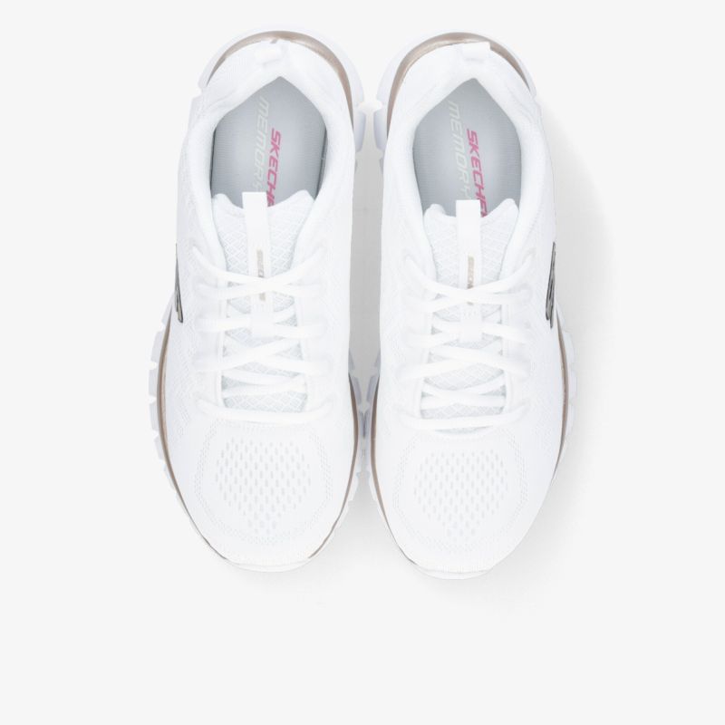 Weiße Sneaker mit atmungsaktivem Material und modernem Design, komfortabel und leicht für vielseitige Nutzung