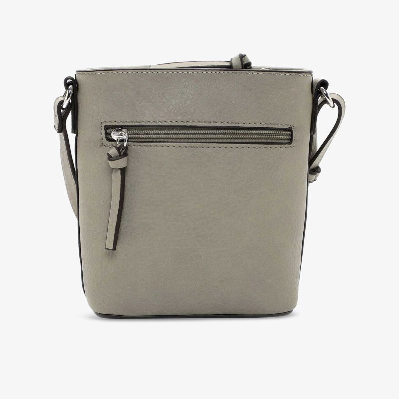 Kompakte und elegante Schultertasche mit Reißverschluss vorne, ideal für den täglichen Gebrauch und stilvolles Outfit.