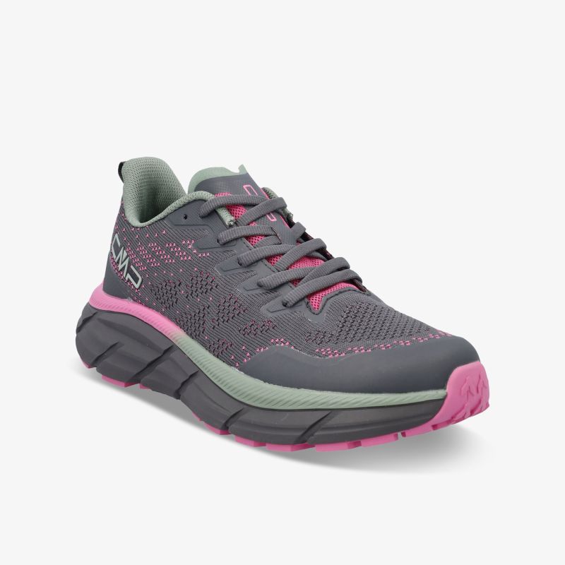 Leichter Sportschuh mit atmungsaktivem Material, flexibler Sohle und stoßdämpfendem Komfort in moderner Optik.