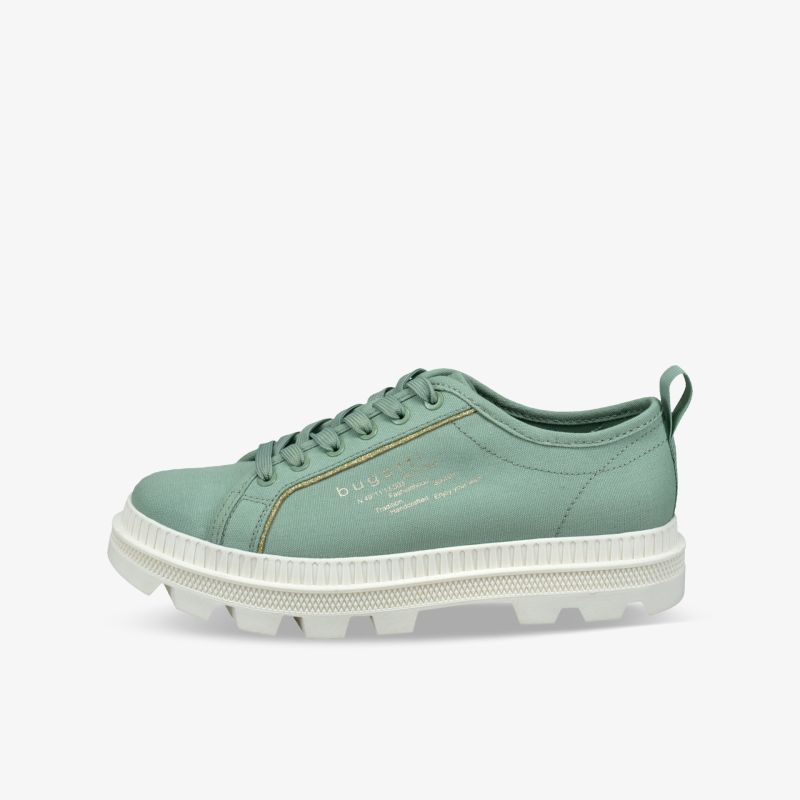 Moderner grüner Sneaker mit bequemer Passform und rutschfester Sohle für vielseitige urbane Looks.