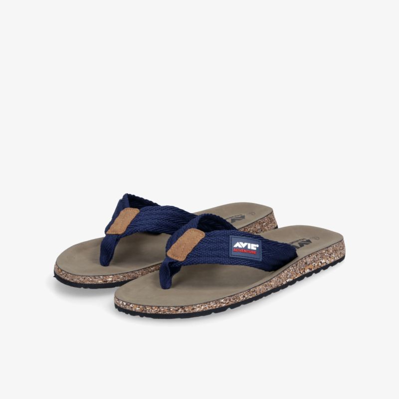Bequeme und leichte Flip Flops mit gepolsterter Sohle und rutschfestem Profil für sommerliche Freizeitaktivitäten