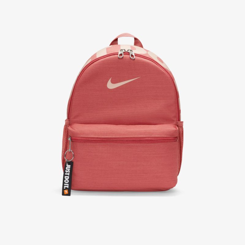 Kompakter, sportlicher Rucksack in Rot mit praktischem Reißverschluss, ideal für täglichen Gebrauch und Freizeit.