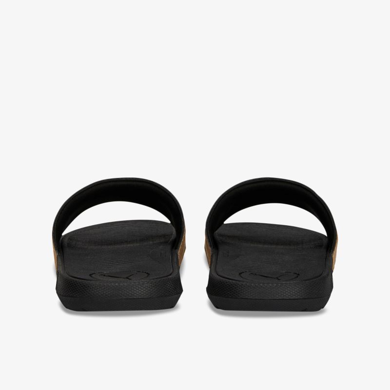 Komfortable schwarze Sandalen mit ergonomischem Design und rutschfester Sohle, perfekte Alltagsbegleiter.