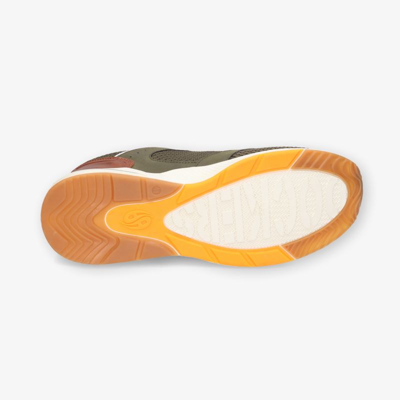 Modischer Schuh mit langlebiger und rutschfester Sohle in trendigem mehrfarbigem Design.