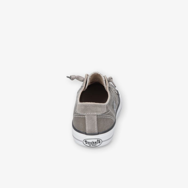 Robuster grauer Sneaker mit komfortabler Passform und rutschfester Sohle in modernem Design.