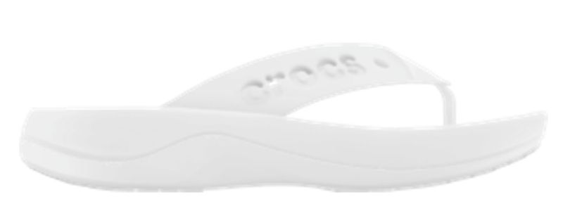 Elegante weiße Sandale mit rutschfester Sohle und bequemem Fußbett für anhaltenden Tragekomfort.