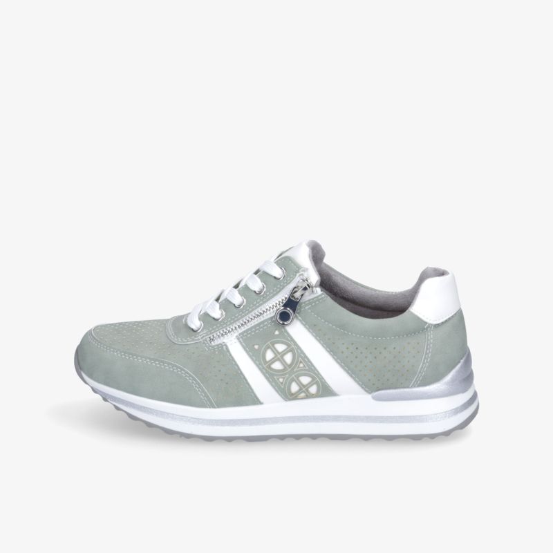 Moderner, sportlicher Sneaker in seitlicher Ansicht mit komfortabler Passform und robuster Sohle