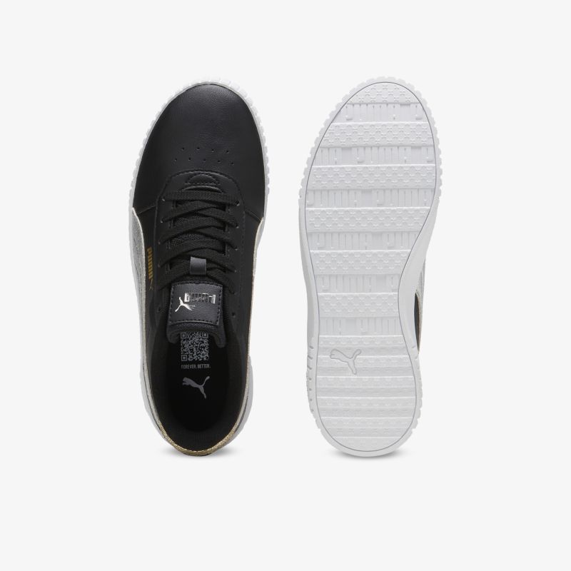 Schwarze Sportschuhe mit atmungsaktivem Material, flexibler Sohle und schnürung, bequem und langlebig