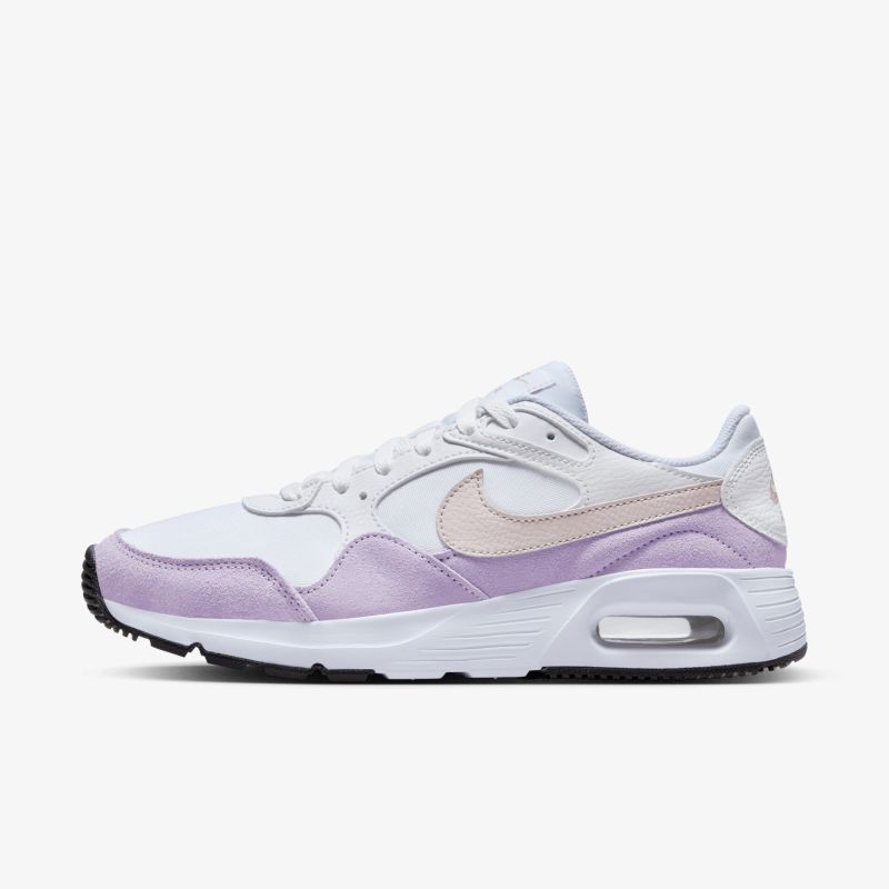 Seitliche Ansicht des stilvollen Nike Air Max Schuhs mit bequemer Polsterung und auffälliger Dämpfung