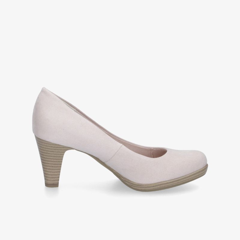 Elegante beige Absatzschuhe mit klassischem Design und hohem Tragekomfort für vielseitiges Styling.