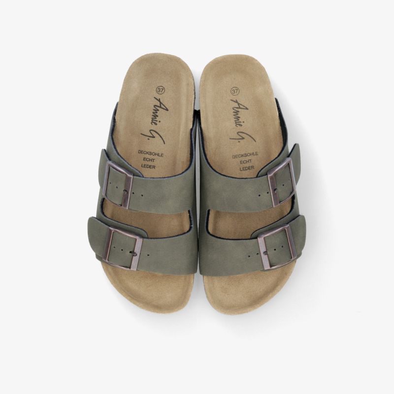 Bequeme Sandalen mit zwei verstellbaren Schnallen und gepolsterter Sohle für optimalen Halt