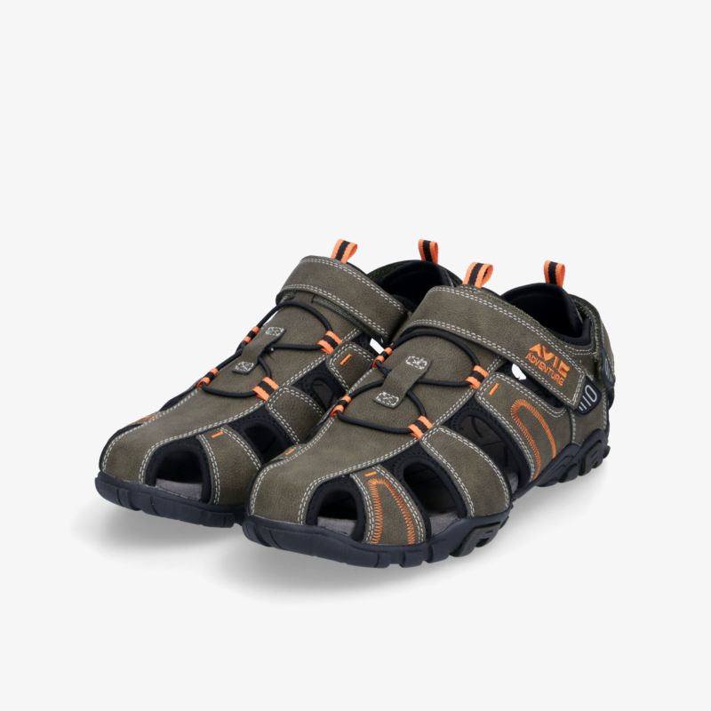 Sportlich-robuste Sandalen mit Riemen, atmungsaktiv, gepolstert und rutschfester Sohle, ideal für Outdoor-Aktivitäten
