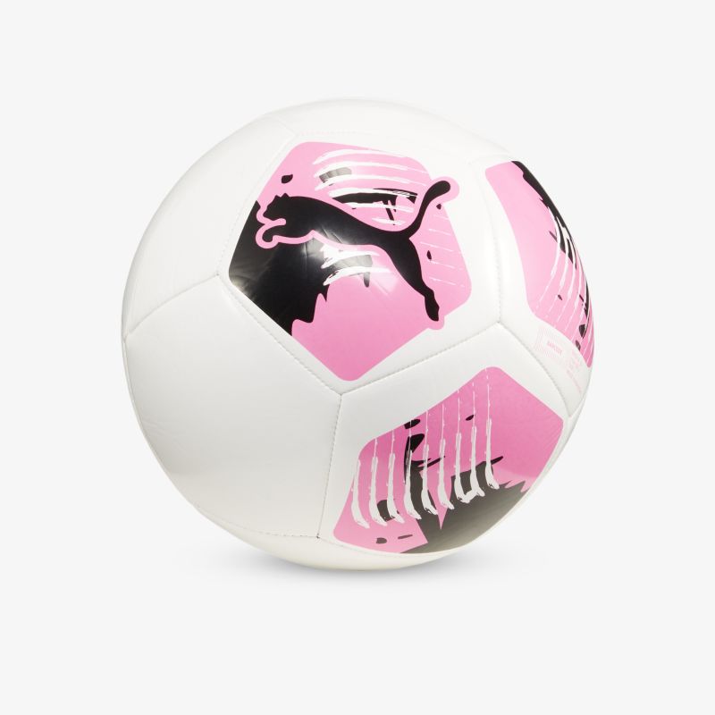 Hochwertiger Fußball in Weiß mit schwarzem und pinkem Design für präzises Spiel und lange Haltbarkeit