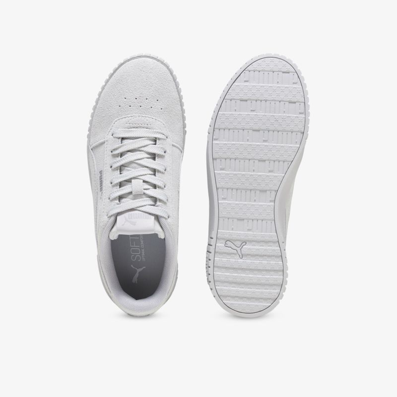 Bequeme weiße Sneaker mit rutschfester Sohle und atmungsaktivem Design, ideal für den Alltag.
