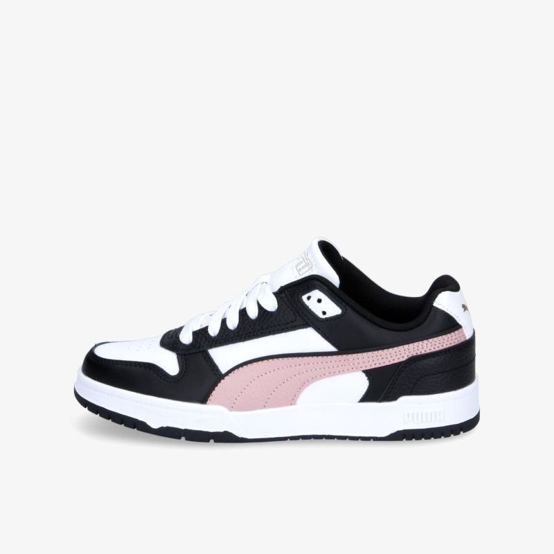 Moderner Schuh mit kontrastierenden Farben und rutschfester Sohle für optimalen Komfort und Stil.