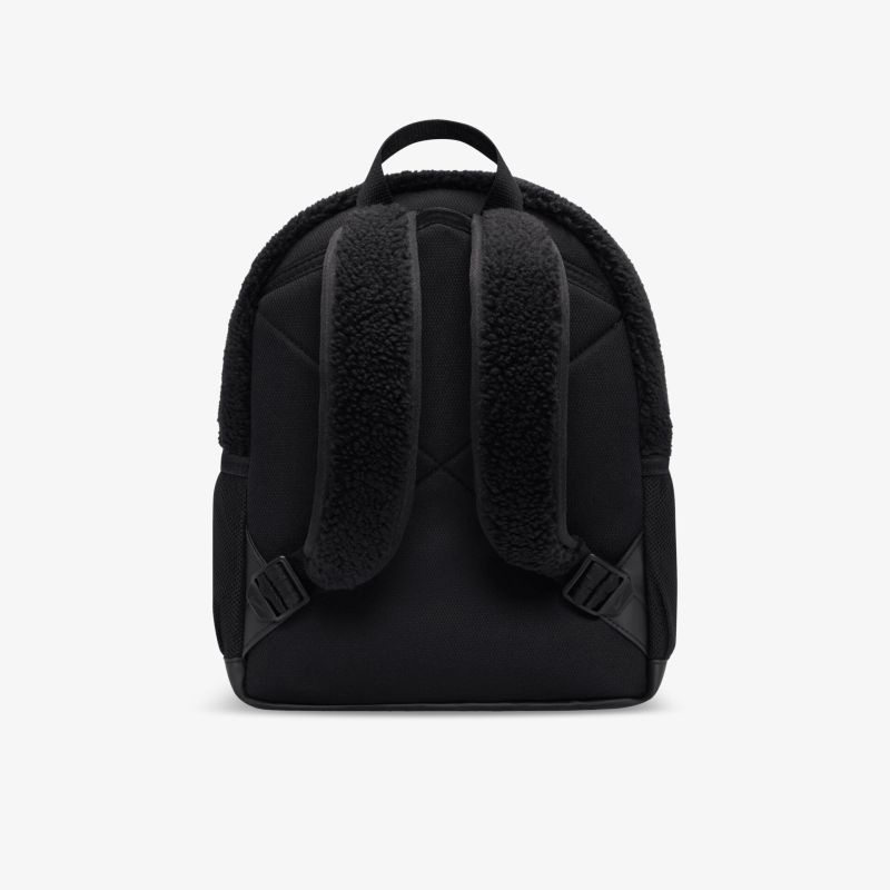 Schwarzer Rucksack mit gepolsterten Schultergurten und stabiler Rückseite für hohen Tragekomfort