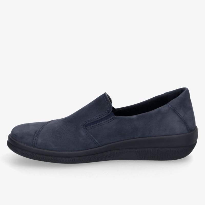 Bequemer blauer Slipper mit flexibler Sohle und weichem Material für angenehmen Tragekomfort