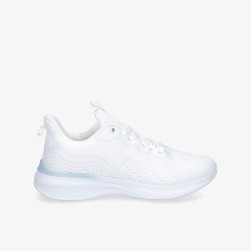 Moderner weißer Sneaker mit leichtem, atmungsaktiven Material und stilvollem Design für ultimativen Komfort.