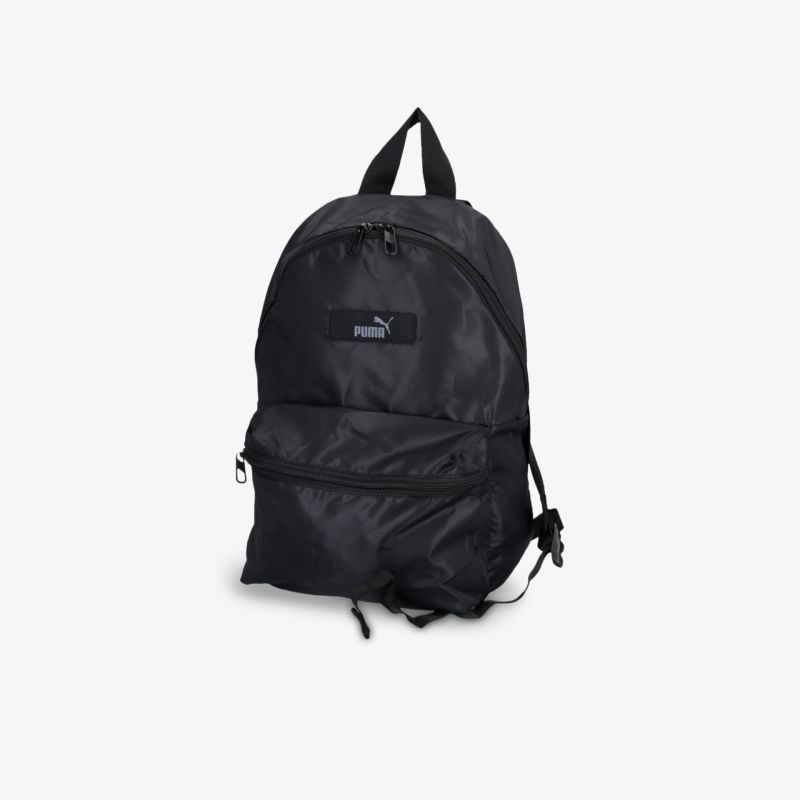 Stilvoller schwarzer Rucksack mit geräumigem Hauptfach und praktischem Reißverschluss.