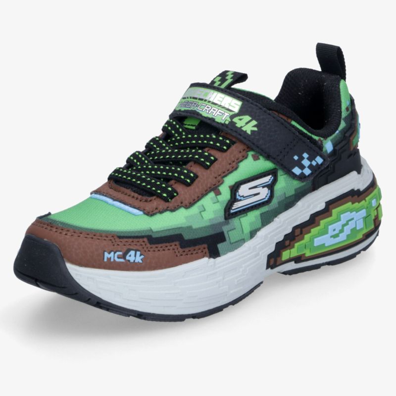 Moderner Sneaker in Grün und Braun mit sportlichem Design und gepolstertem Komfort, perfekt für aktiven Lifestyle.