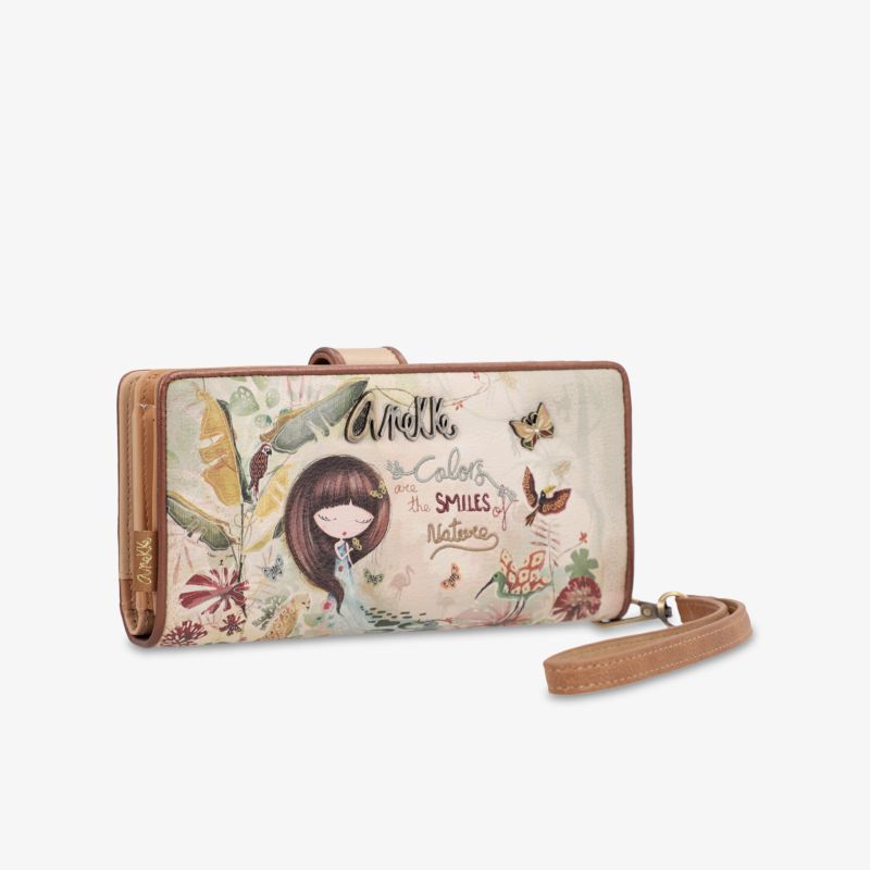 Elegante und kreative Geldbörse mit exotischem Design, geräumig und vielseitig einsetzbar.