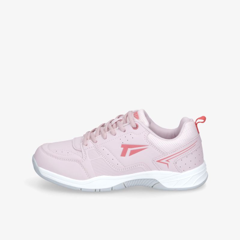 Leichter, atmungsaktiver Sportschuh mit bequemer Passform und rutschfester Sohle in modernem Design seitlich