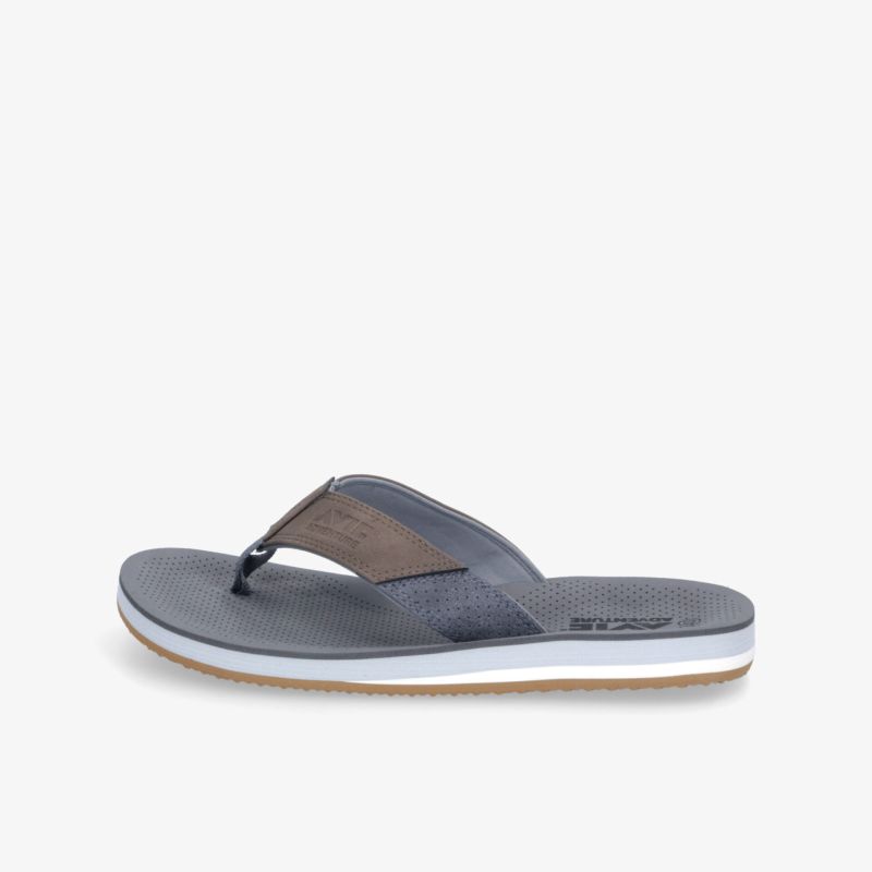 Blauer Flipflop mit gepolsterter Sohle, rutschfestem Profil und sportivem Design für hohen Tragekomfort