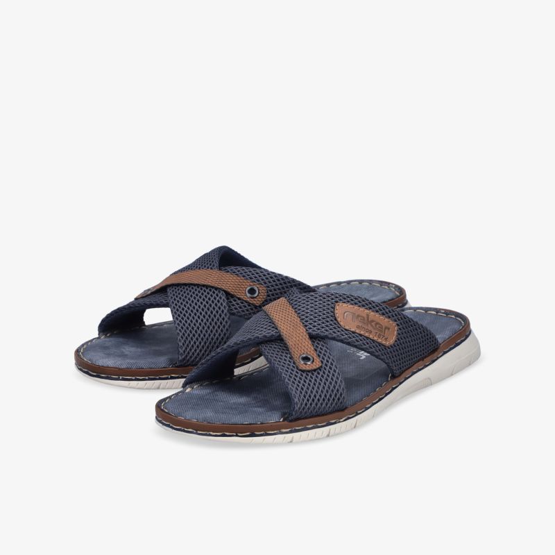 Bequeme Sandalen mit elastischen Riemen und rutschfester Sohle in moderner Optik, perfekt für den Alltag.