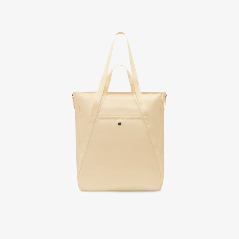 Beige Tasche mit geräumigem Design und eleganter Ausstrahlung für vielseitige Einsatzmöglichkeiten.