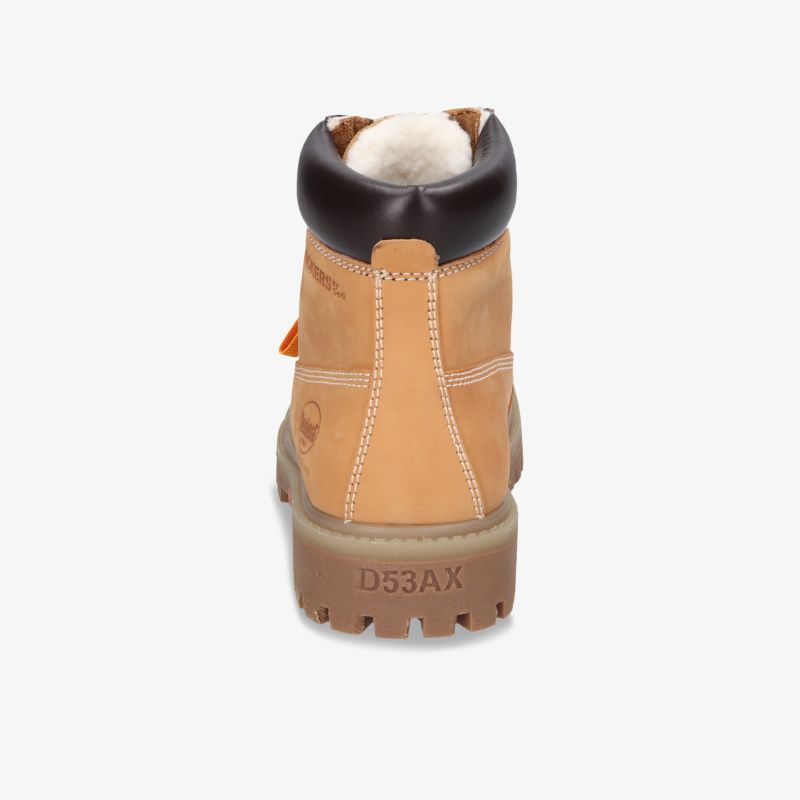 Robuster Stiefel in klassischem Design mit gepolstertem Knöchelbereich und rutschfester Sohle für optimalen Komfort.