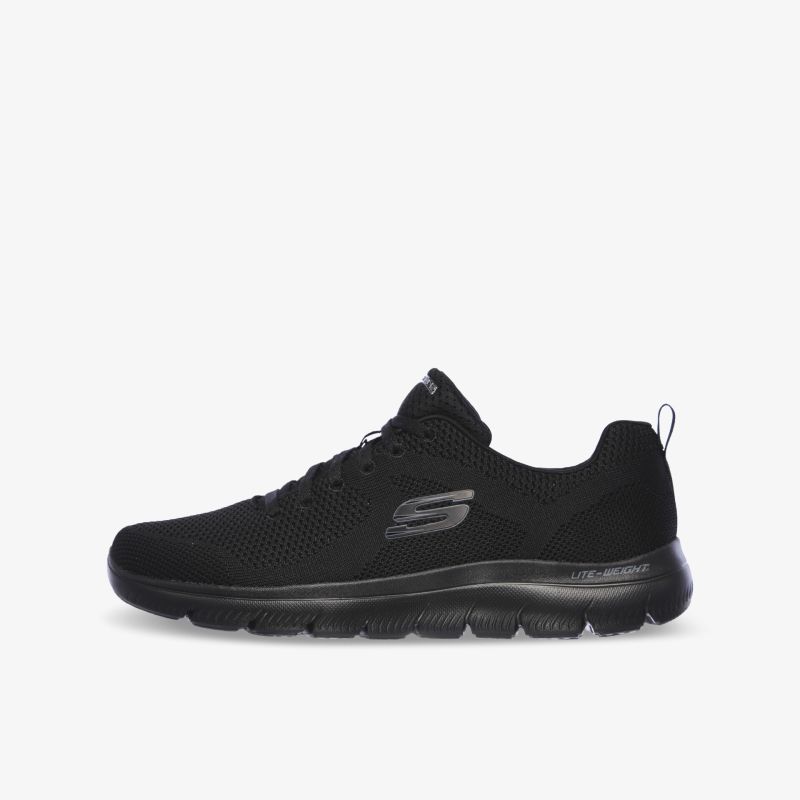 Leichter, atmungsaktiver schwarzer Sneaker für optimalen Tragekomfort und sportlichen Look.