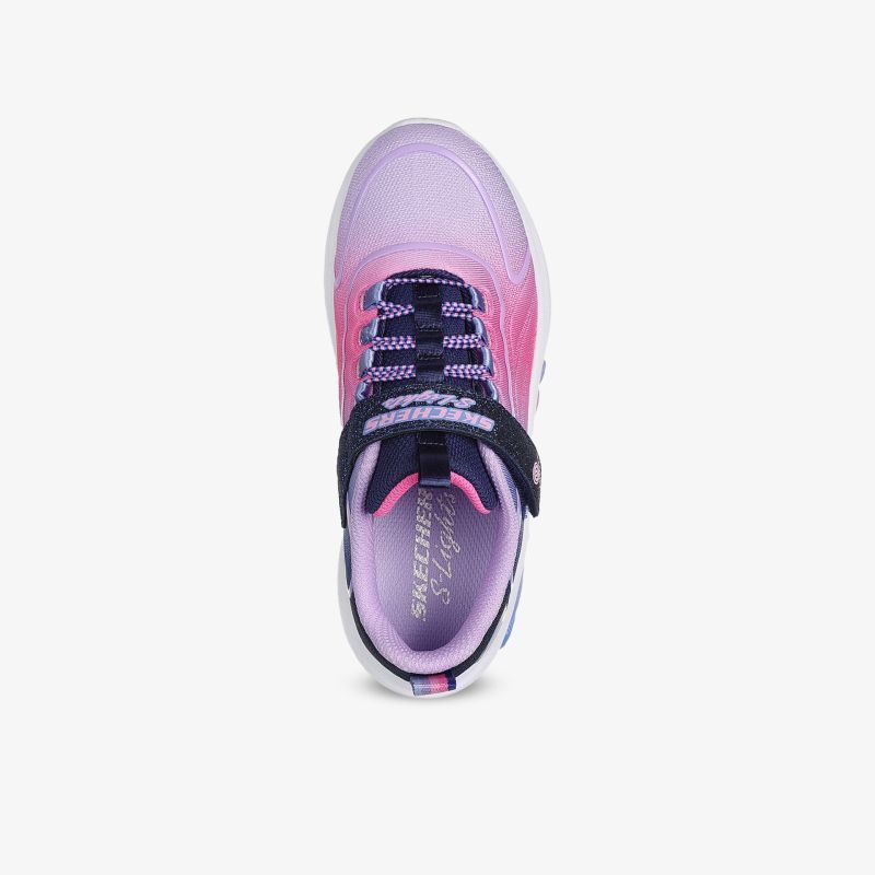 Leichter Sportschuh in Lila und Pink mit praktischer Klettverschluss und flexibler, rutschfester Sohle