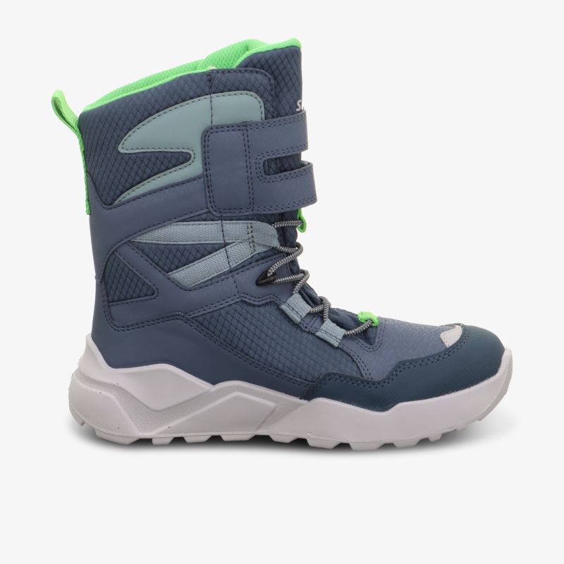 Wasserdichter, gefütterter Stiefel mit rutschfester Sohle und bequemer Passform. Ideal für Outdoor-Aktivitäten.