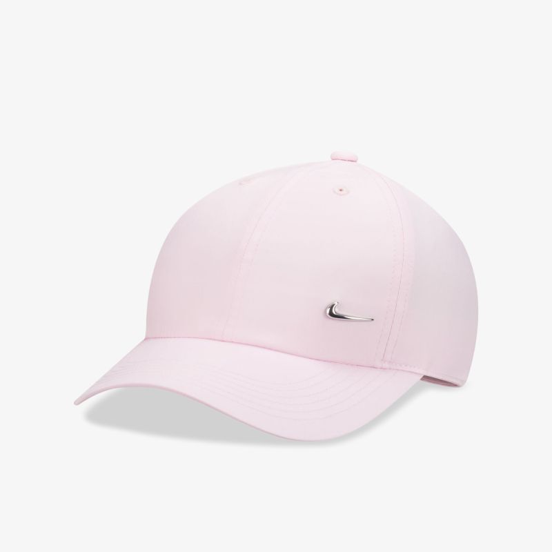 Stylische pinke Baseball Cap mit markantem Logo, ideal für sportliche und modische Anlässe.
