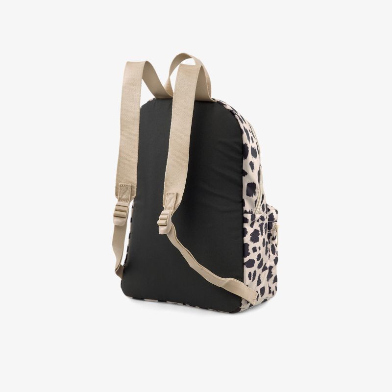 Moderner Rucksack mit stilvollem Leopardendesign und robusten Trägern für optimalen Komfort