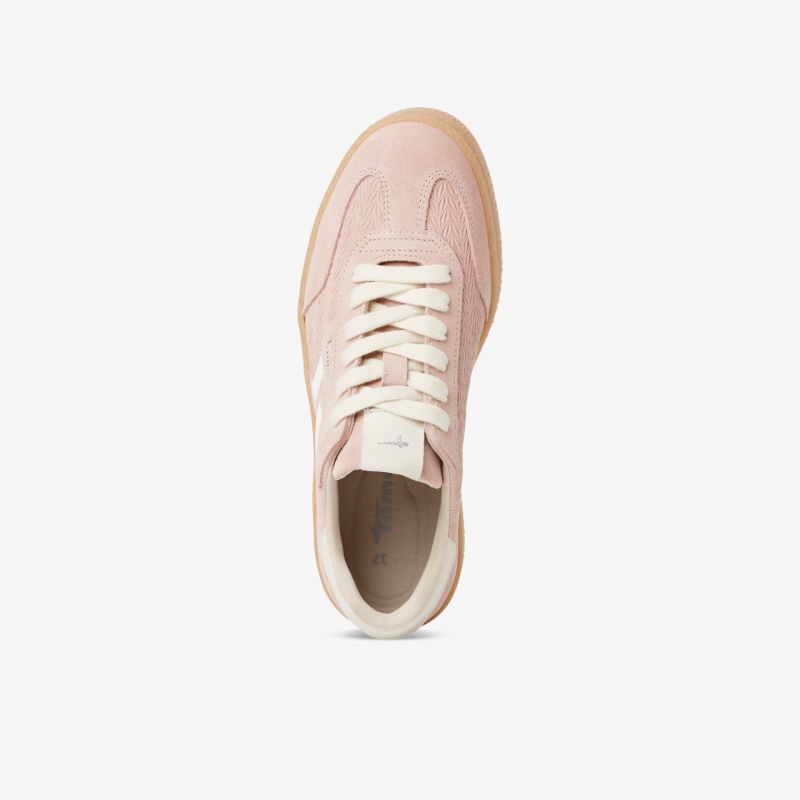 Rosa Sneaker mit klassischer Schnürung und sportlichem Design für bequemen und vielseitigen Tragekomfort